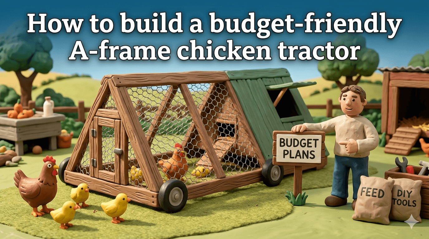 How to Build a Budget-Friendly A-Frame Chicken Tractor