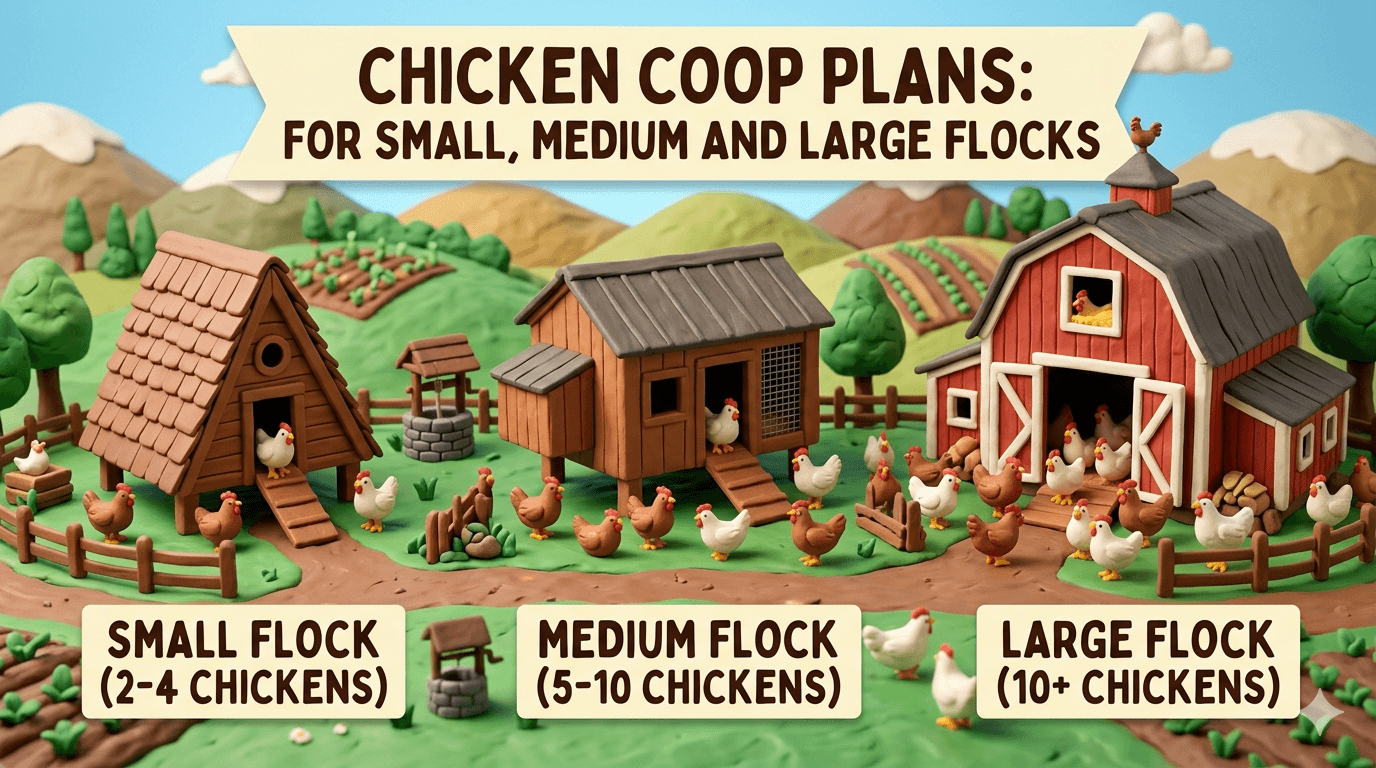 Chicken Coop Plans: Free, Beginner Friendly Builds for Small, Medium, and Large Flocks