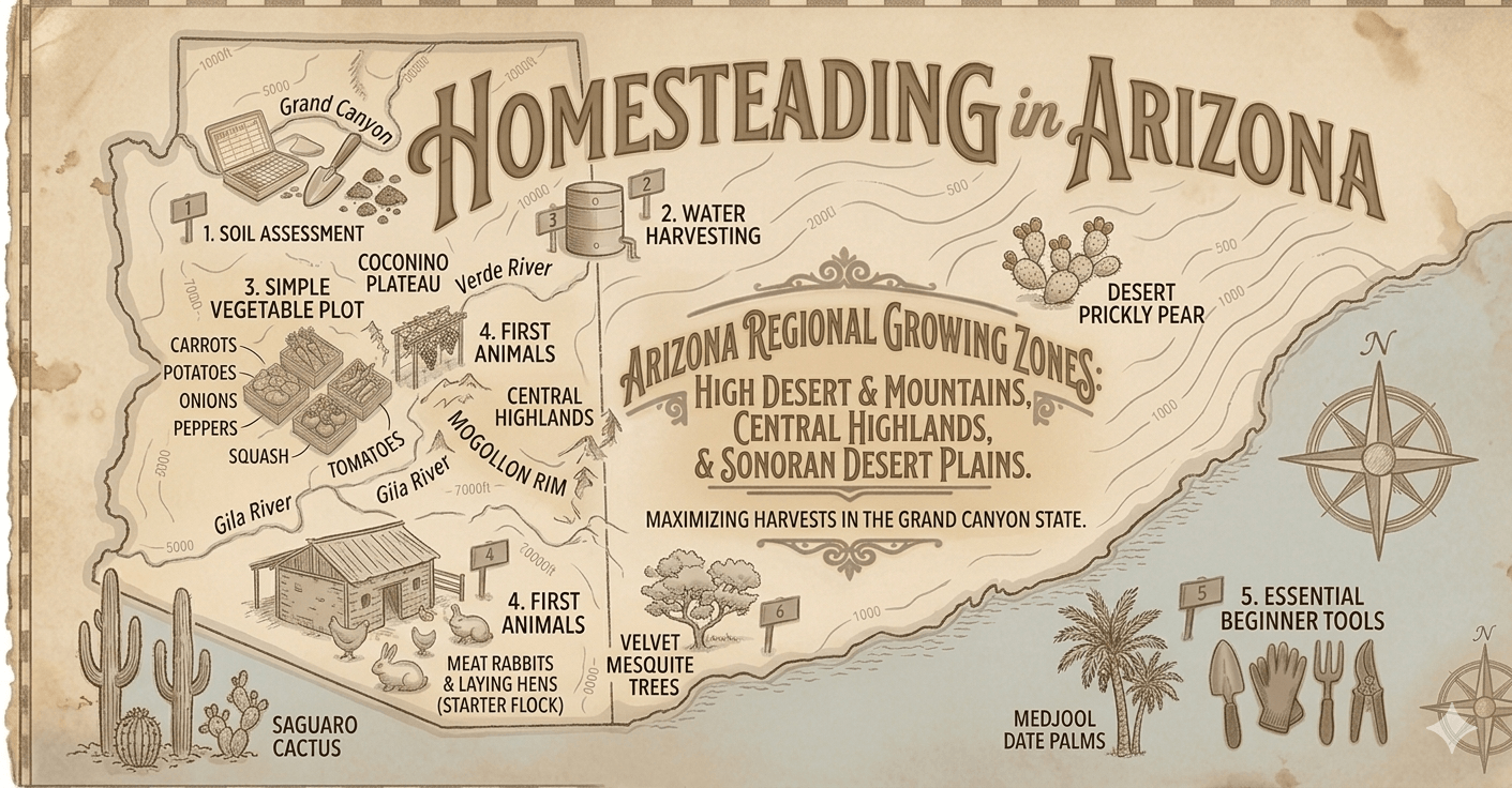 Homesteading in Arizona: Laws, Land, Climate, and Everything You Need to Know
