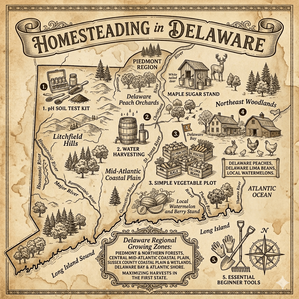 Homesteading in Delaware: Laws, Land, Climate, and Everything You Need to Know