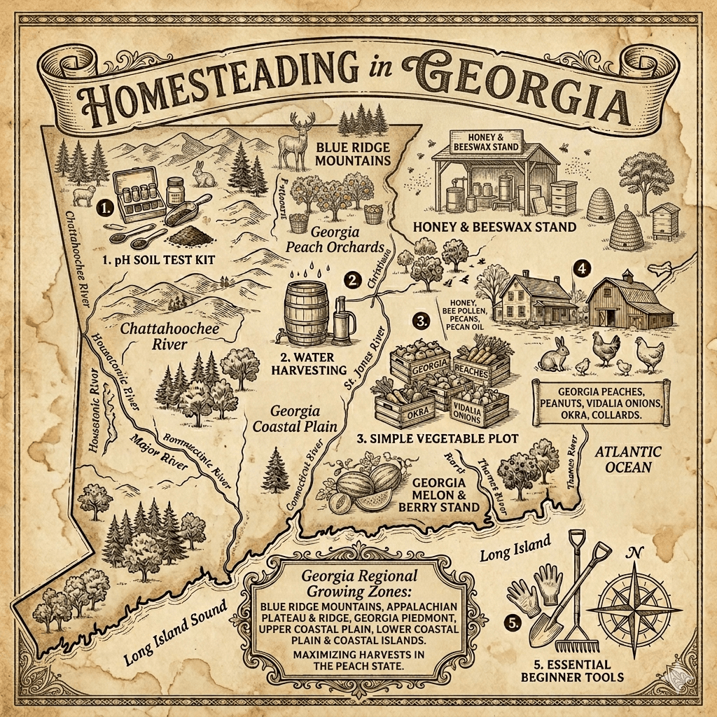 Homesteading in Georgia: Laws, Land, Climate, and Everything You Need to Know