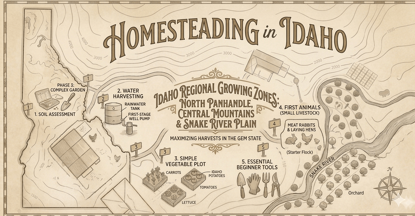 Homesteading in Idaho: Laws, Land, Climate, and Everything You Need to Know