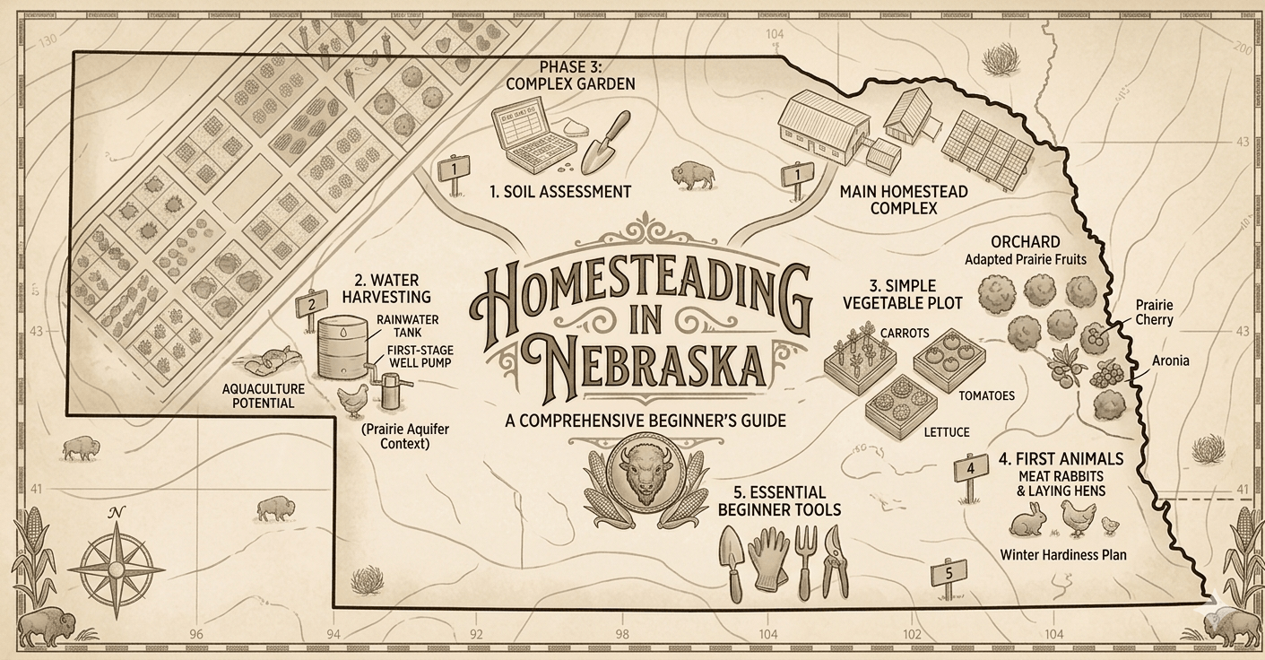 Homesteading in Nebraska: Laws, Land, Climate, and Everything You Need to Know