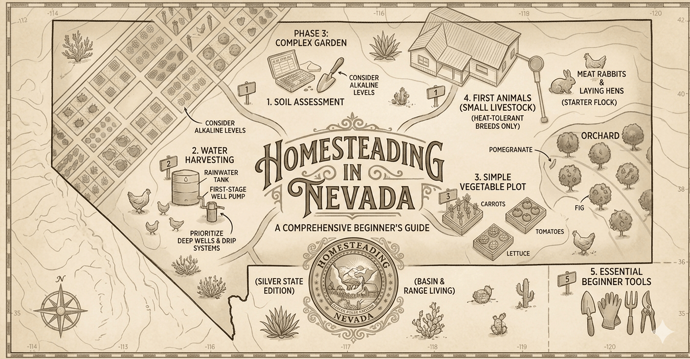 Homesteading in Nevada: Laws, Land, Climate, and Everything You Need to Know
