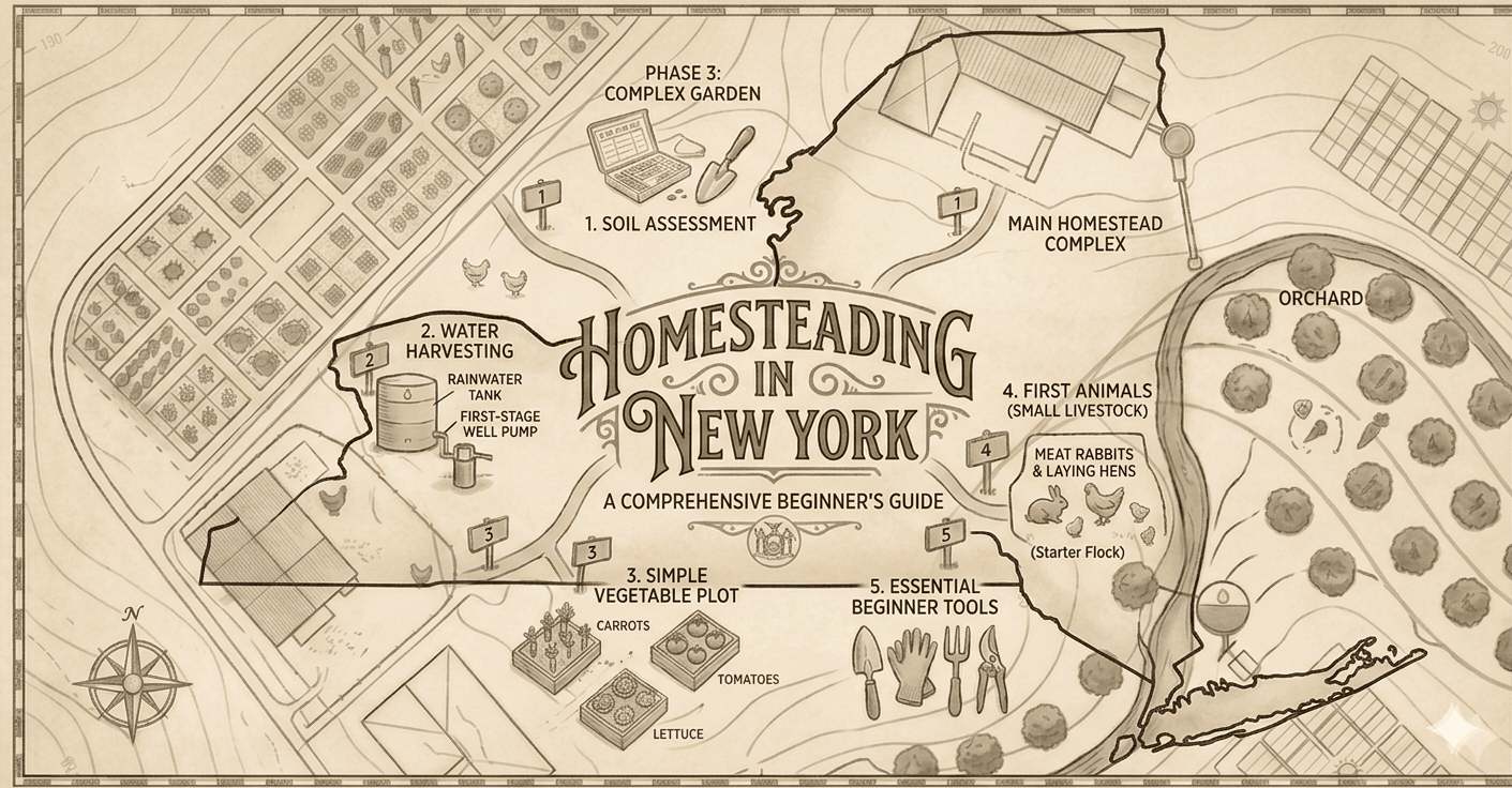 Homesteading in New York: Laws, Land, Climate, and Everything You Need to Know