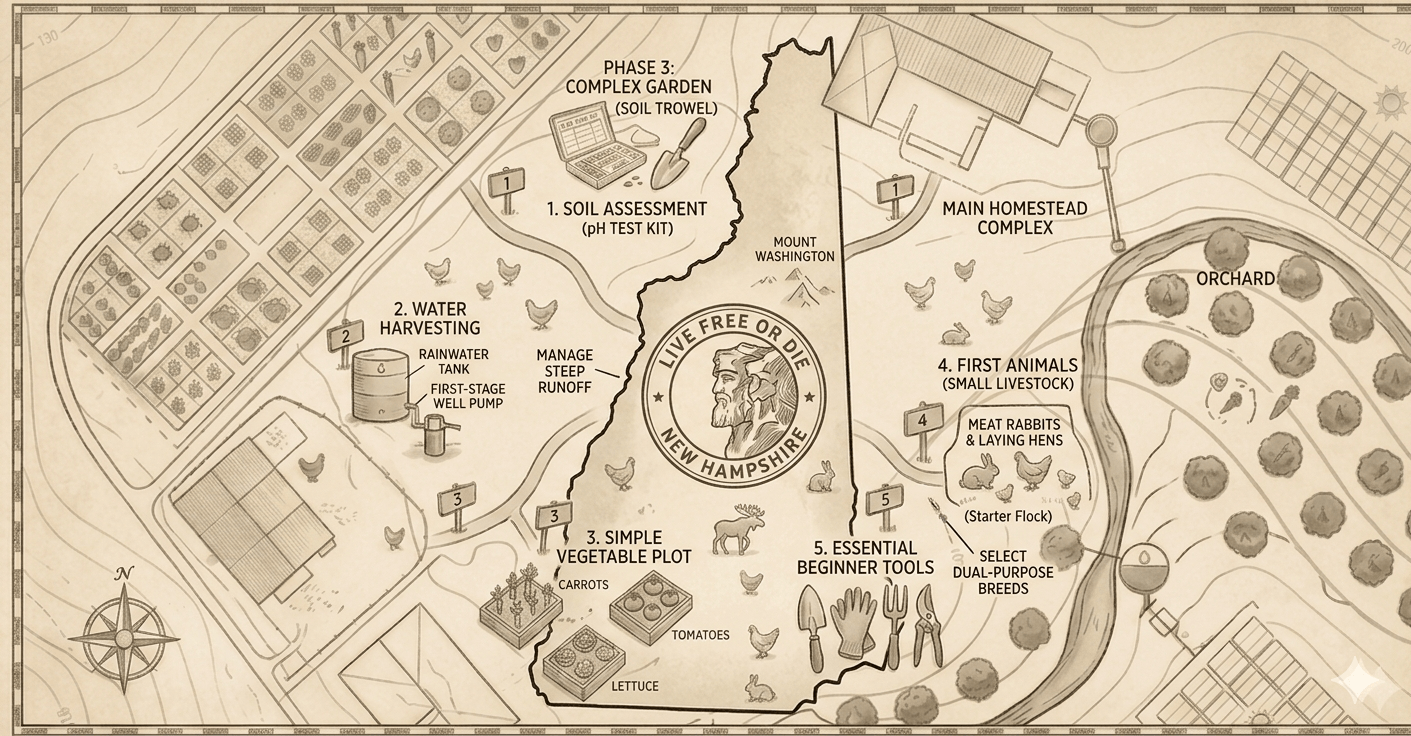 Homesteading in New Hampshire: Laws, Land, Climate, and Everything You Need to Know
