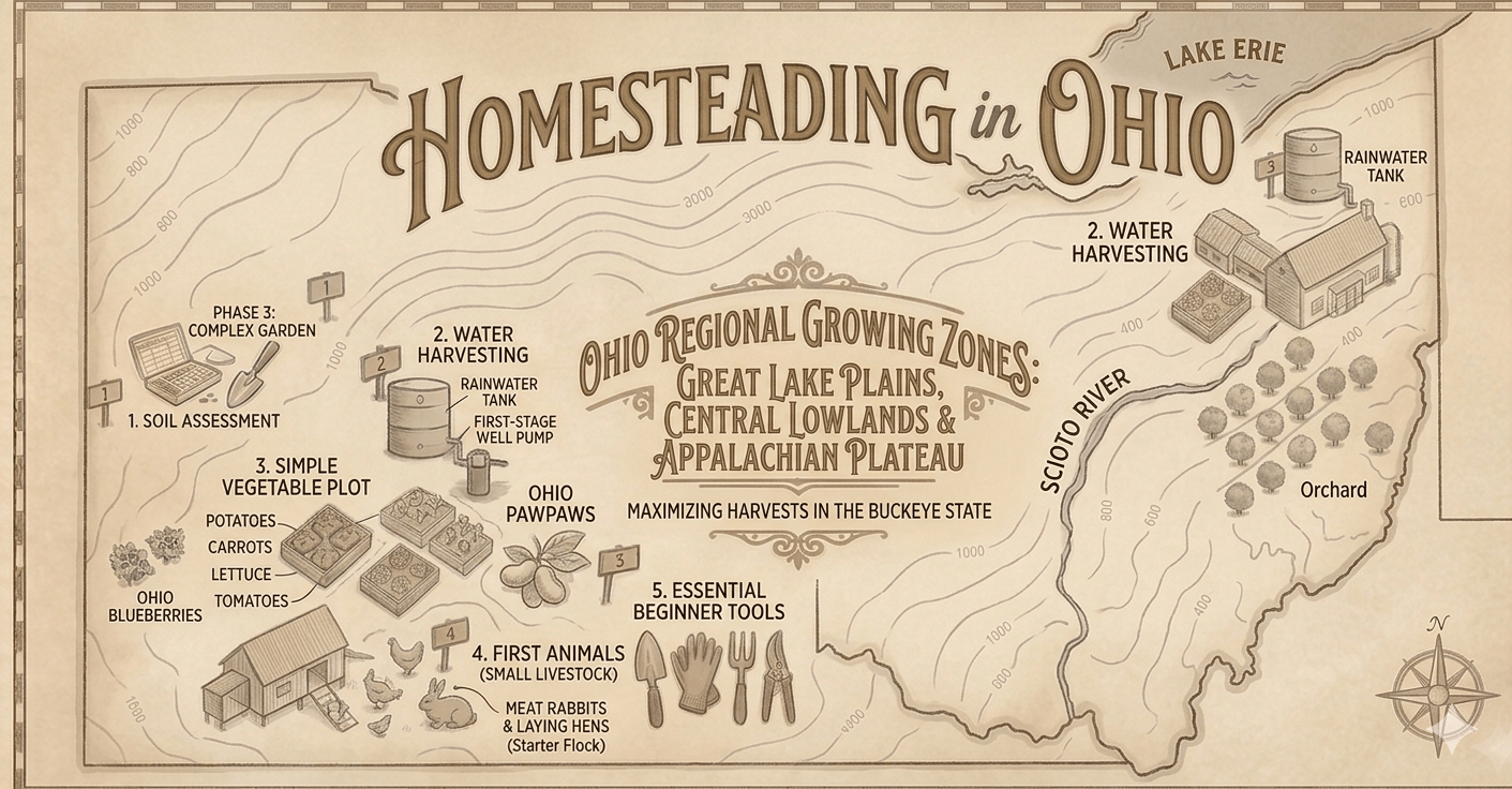 Homesteading in Ohio: Laws, Land, Climate, and Everything You Need to Know
