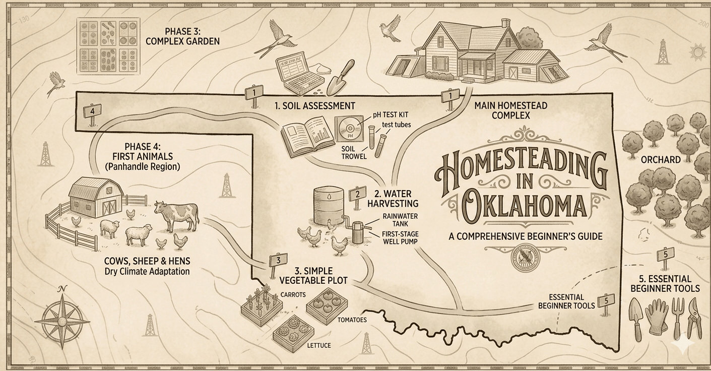 Homesteading in Oklahoma: Laws, Land, Climate, and Everything You Need to Know