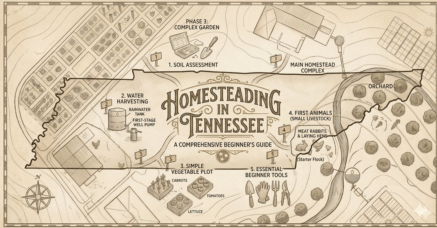 Homesteading in Tennessee: Laws, Land, Climate, and Everything You Need to Know