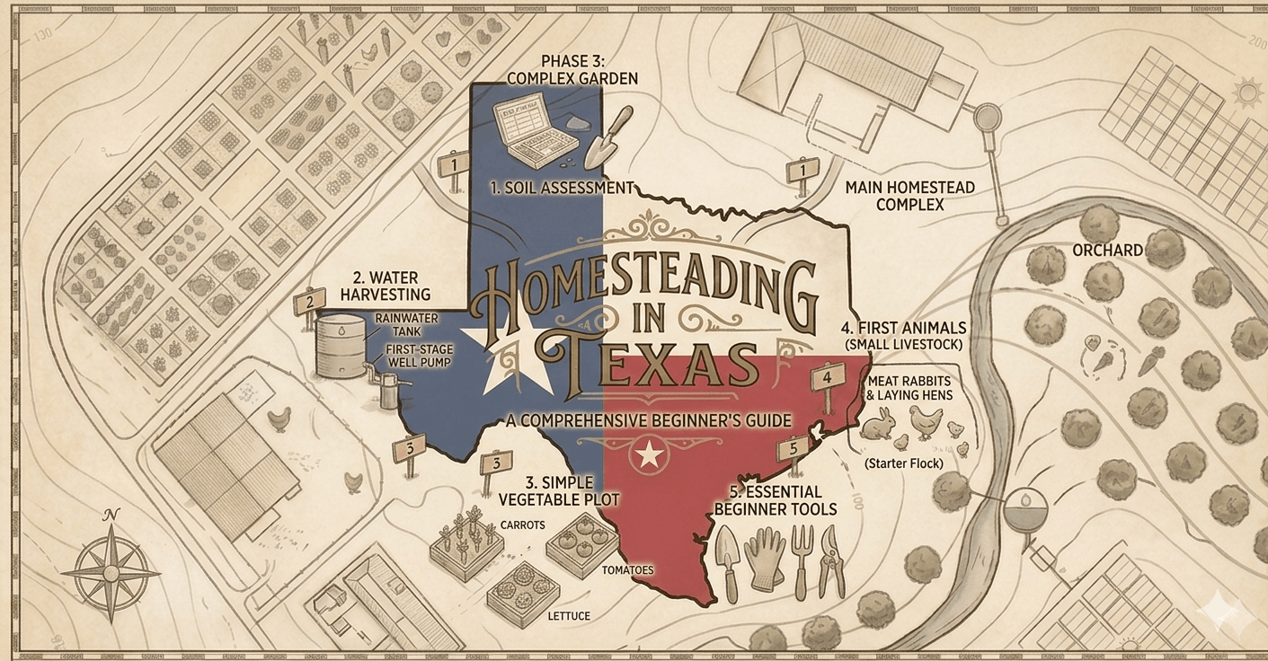 Homesteading in Texas: Laws, Land, Climate, and Everything You Need to Know