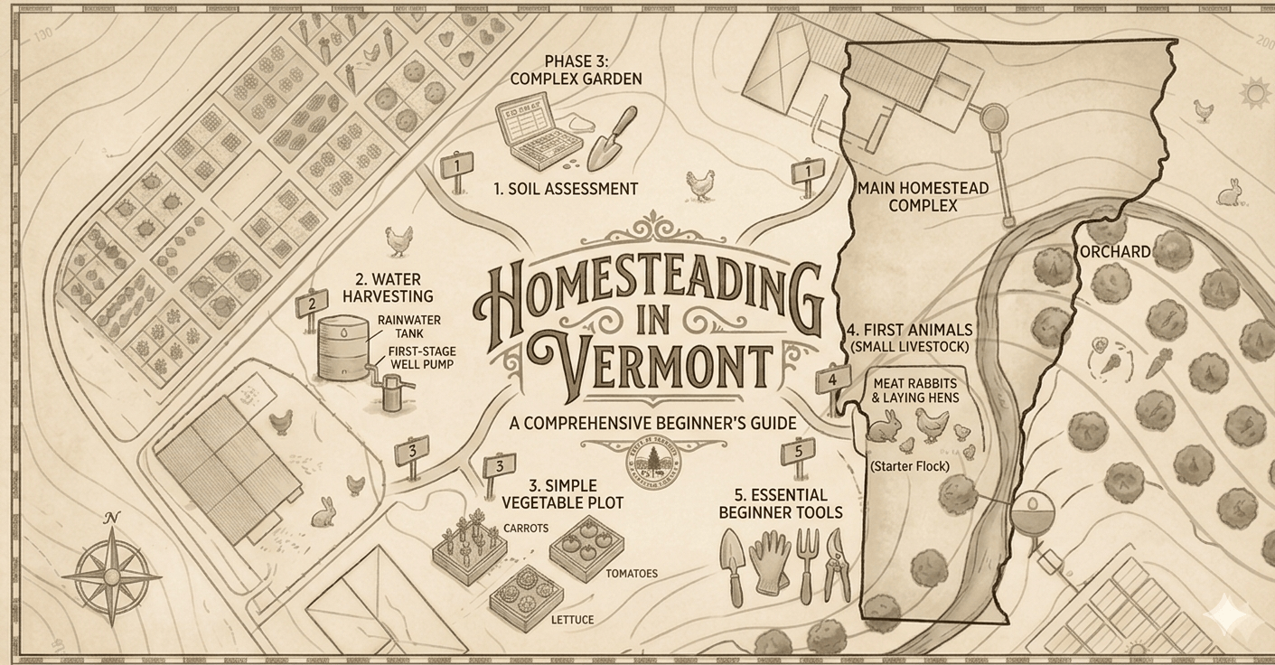 Homesteading in Vermont: Laws, Land, Climate, and Everything You Need to Know