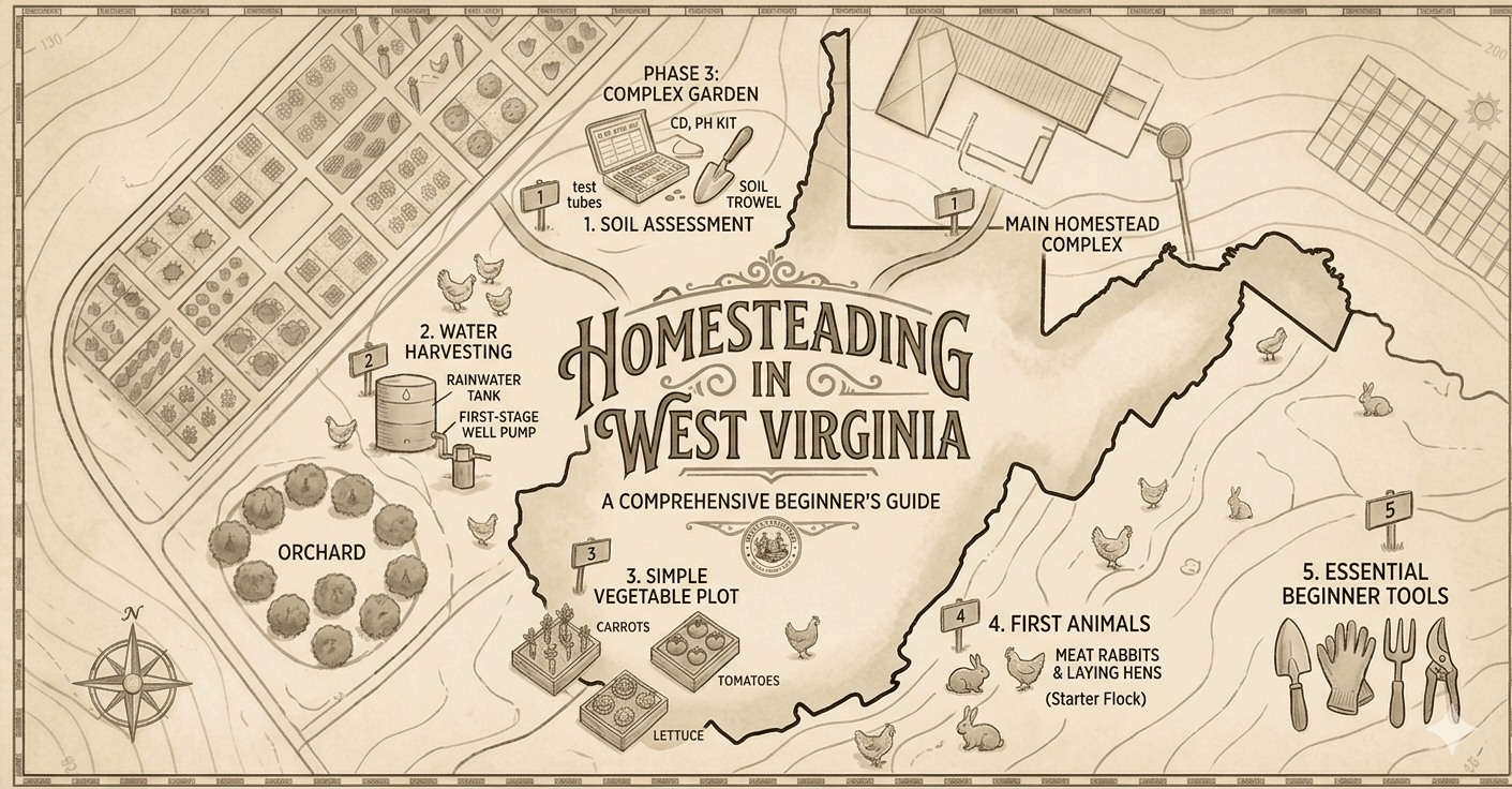 Homesteading in West Virginia: Laws, Land, Climate, and Everything You Need to Know