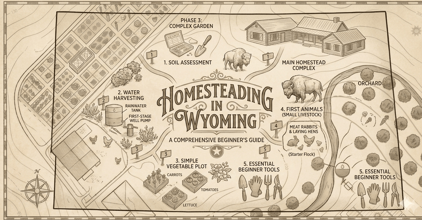 Homesteading in Wyoming: Laws, Land, Climate, and Everything You Need to Know