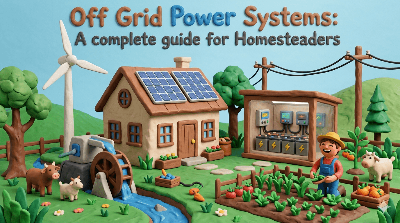 Off Grid Power Systems: A Complete Guide for Homesteaders