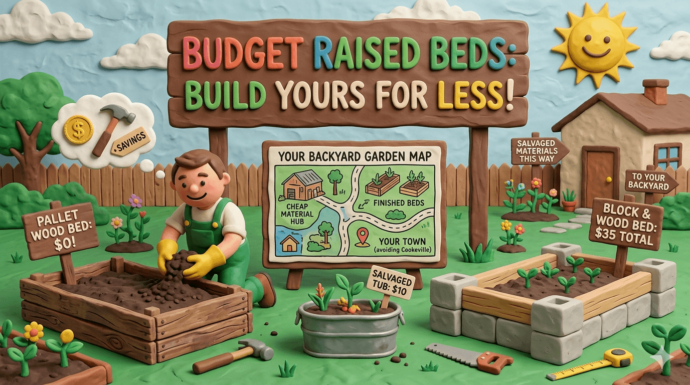 Building Raised Beds on a Budget