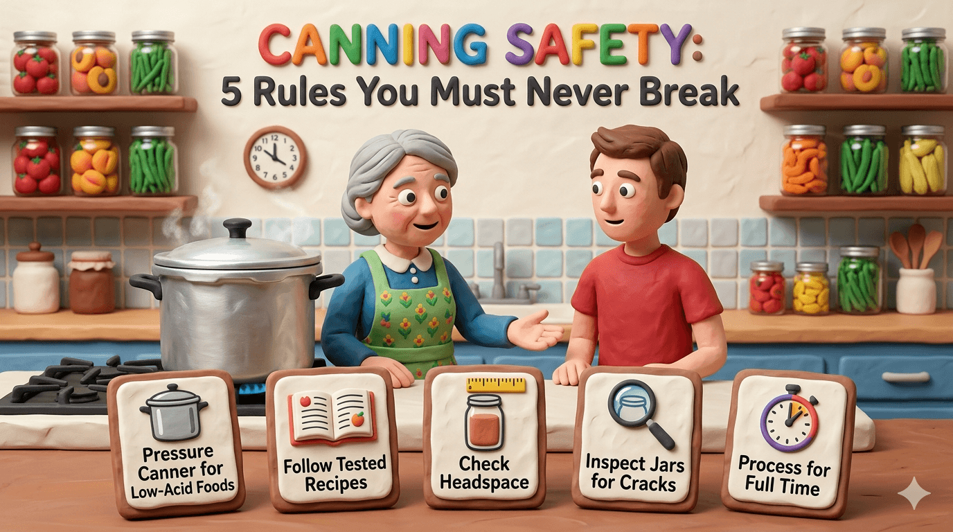 Canning Safety: 5 Rules You Must Never Break