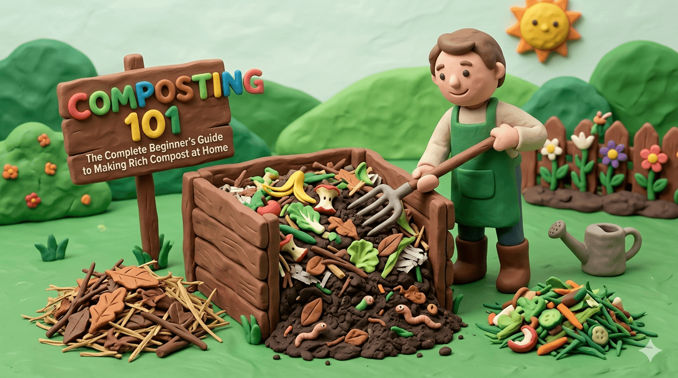 Composting 101: The Complete Beginner's Guide to Making Rich Compost at Home