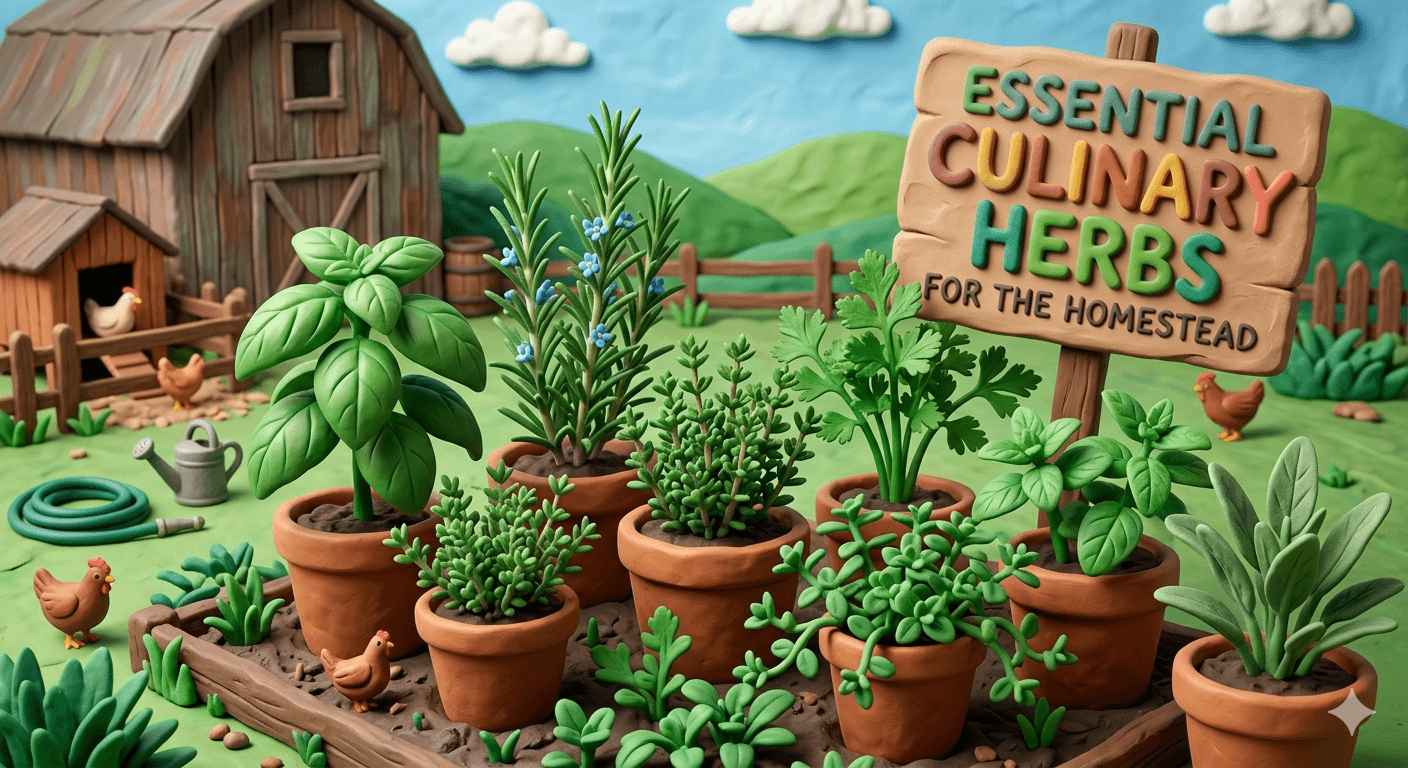 Essential Culinary Herbs for the Homestead: A Beginner's Guide to Growing Your Own Seasonings