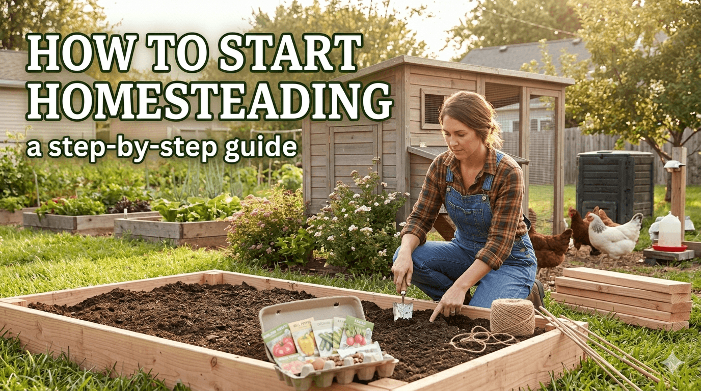 How to Start Homesteading: A Step by Step Guide for Total Beginners