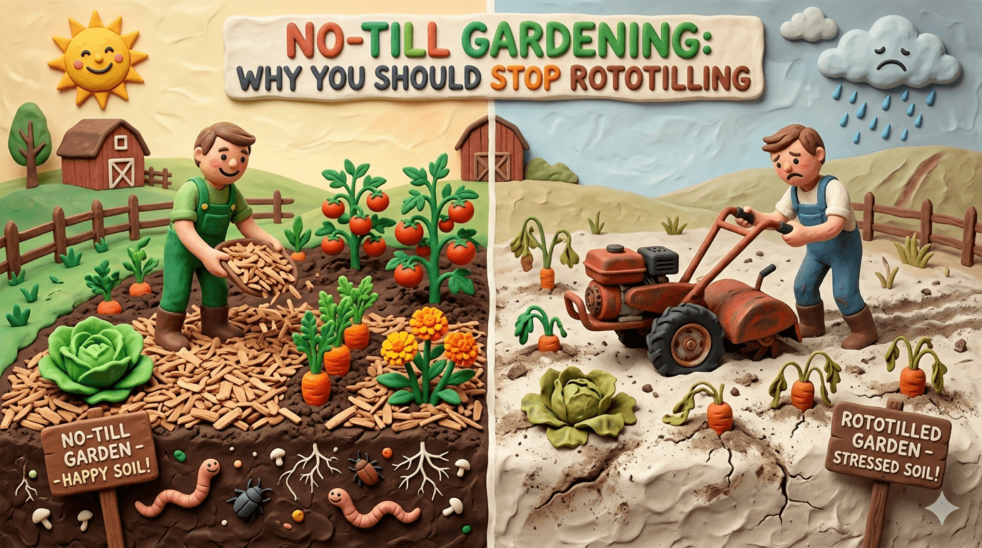 No-Till Gardening: Why You Should Stop Rototilling
