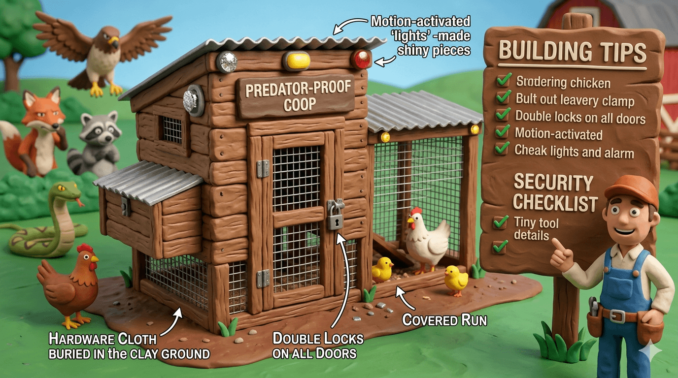 How to Build a Predator-Proof Coop: 7 Features That Keep Your Flock Alive