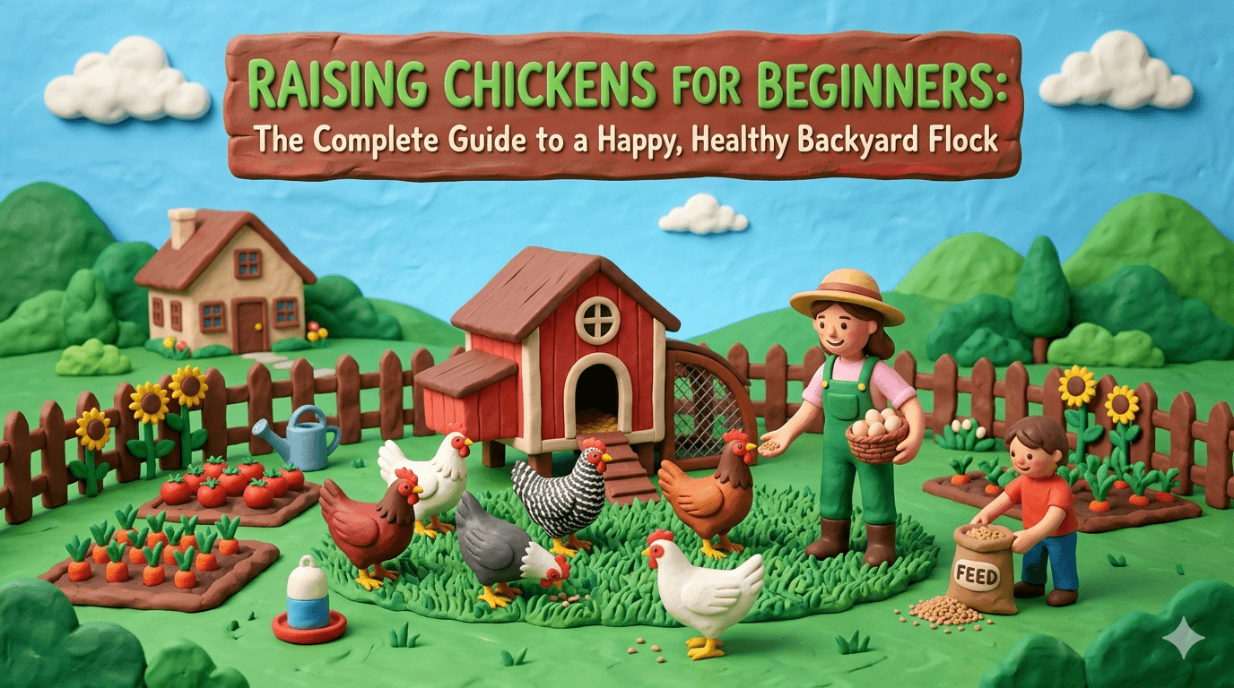 Raising Chickens for Beginners: The Complete Guide to a Happy, Healthy Backyard Flock