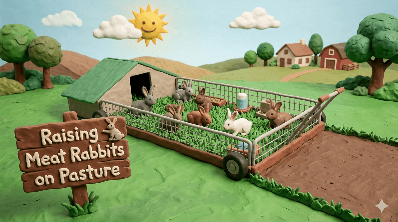 Raising Meat Rabbits on Pasture