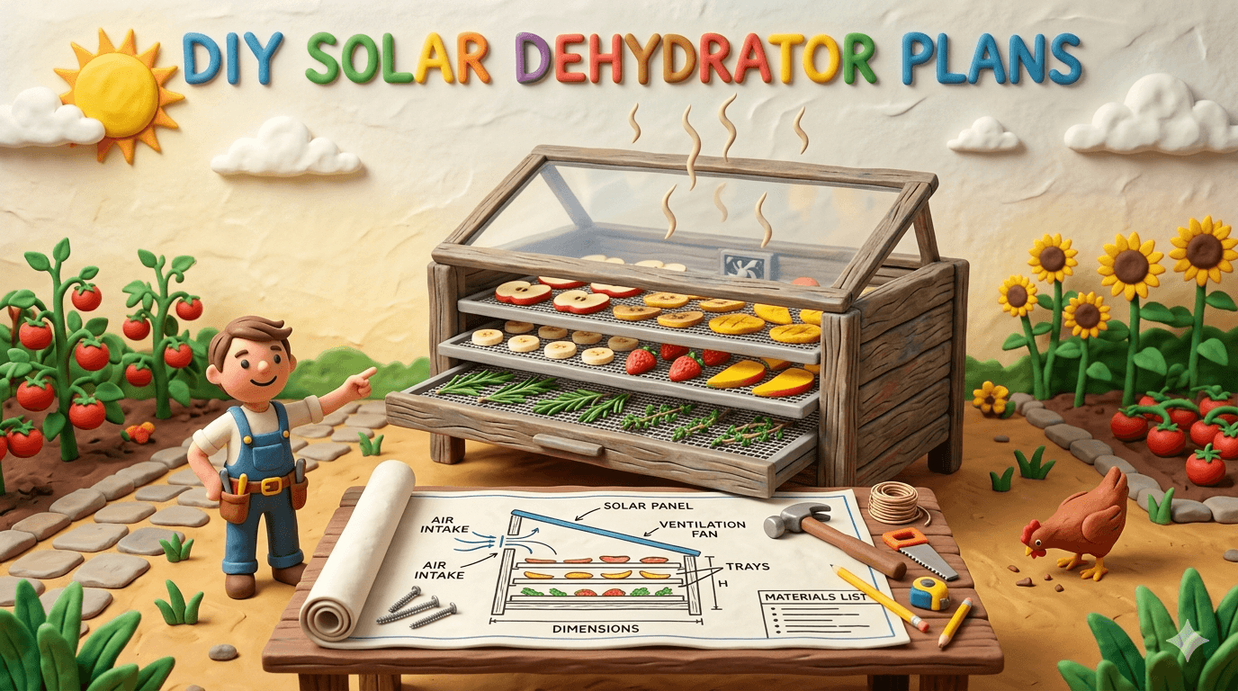 DIY Solar Dehydrator Plans (Free Step-by-Step Build)