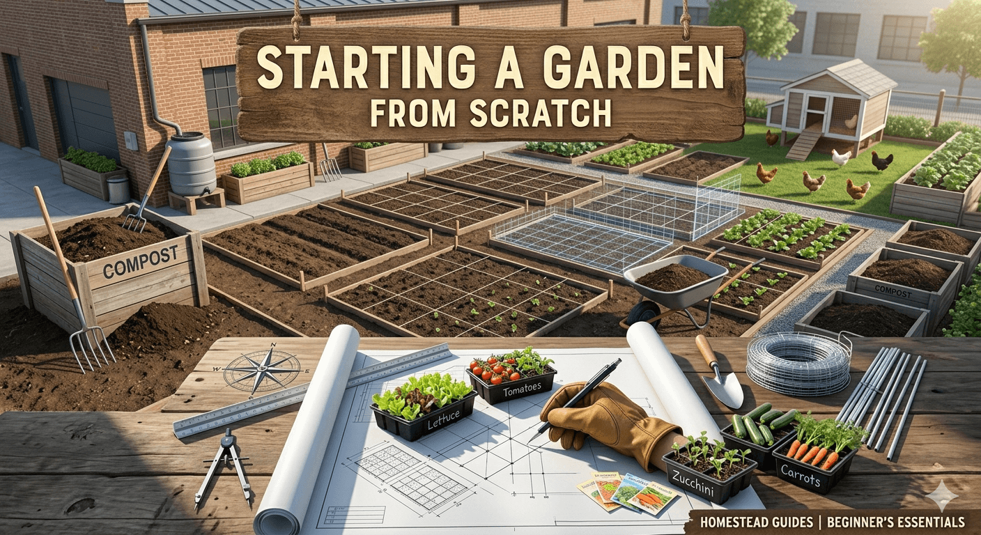 Starting a Garden from Scratch: A Friendly Beginner's Guide to Your First Season